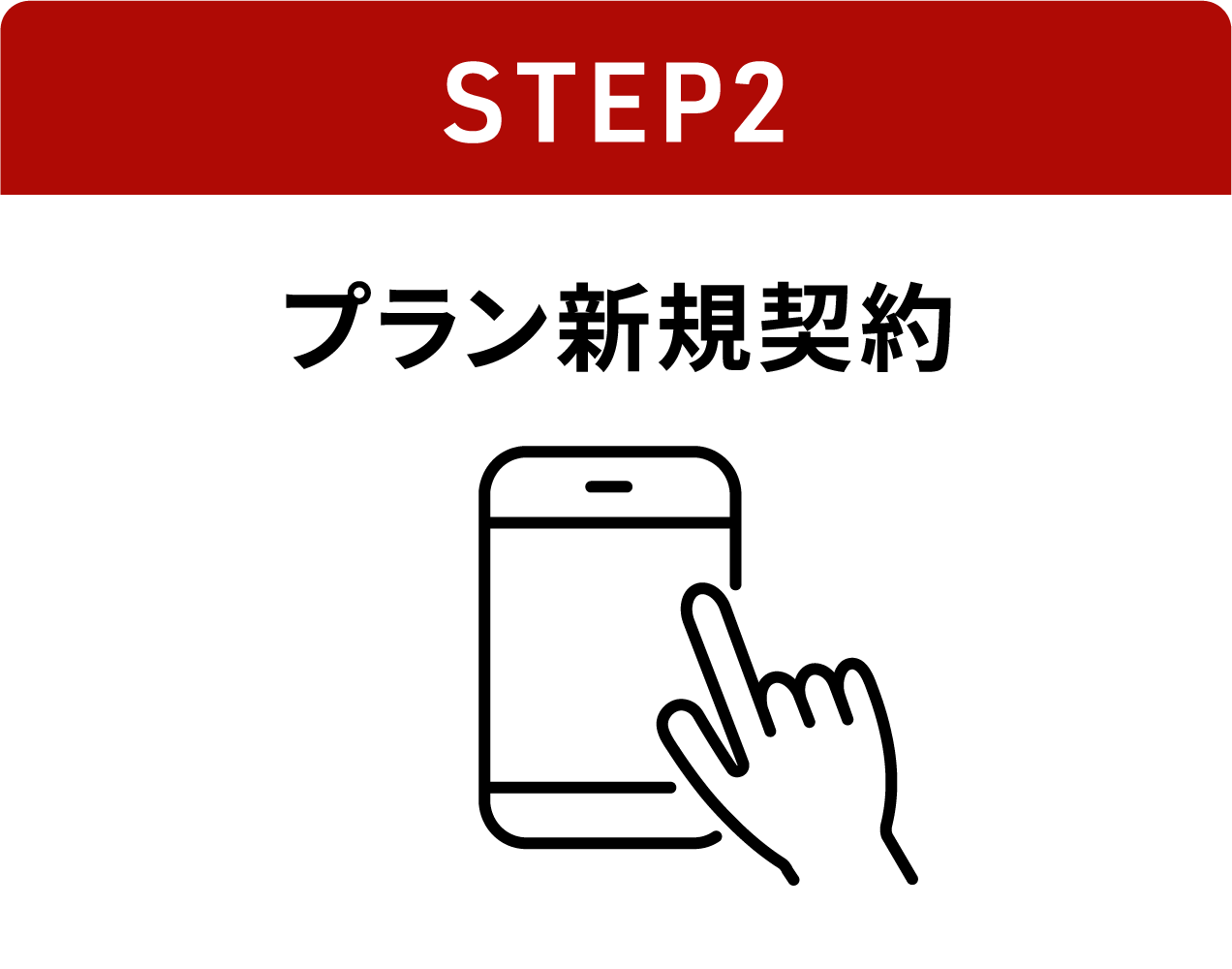入会の流れ2 / プラン新規契約