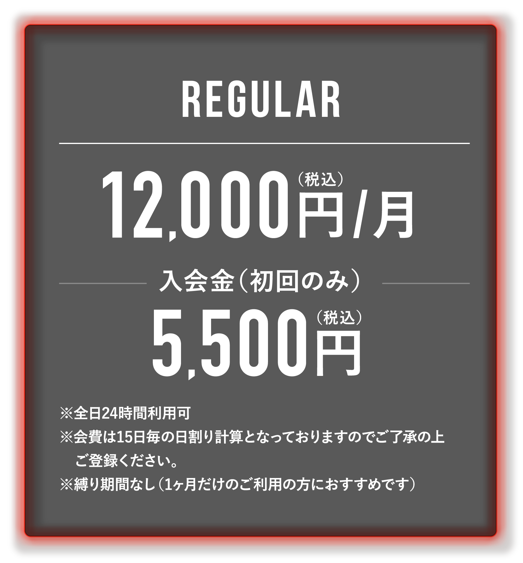 REGULAR PLAN